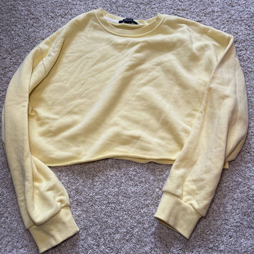 Forever 21 crop crew neck